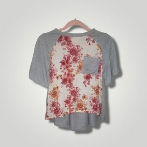 Altar'd state floral short sleeve tee top S